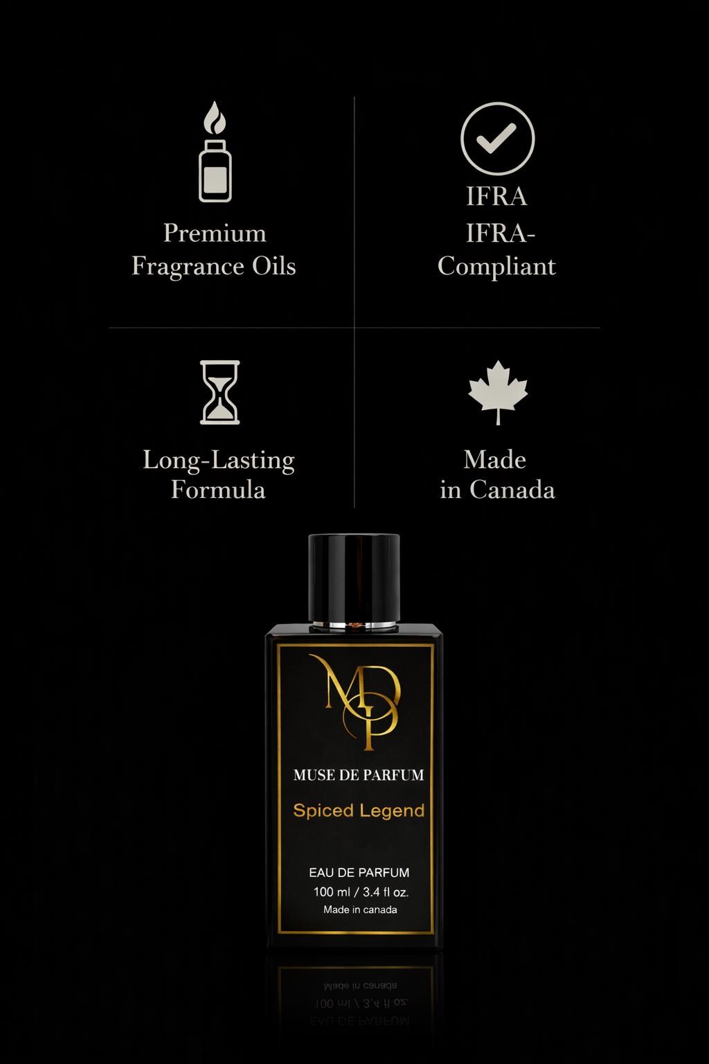 Spiced Legend — Inspired by Dior Sauvage Elixir | Men’s Spicy Woody EDP