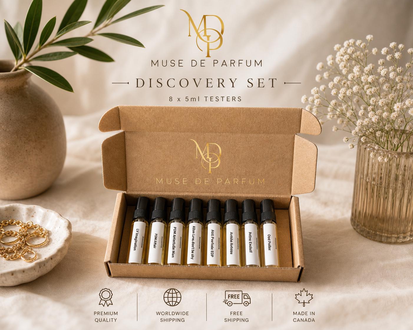 Signature Fragrance Discovery Set — Choose Any 8 × 5 ml | Perfume Sampler