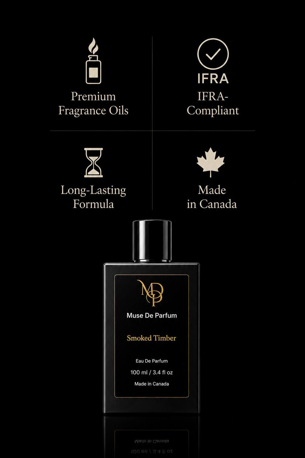Smoked Timber — Inspired by Tom Ford Oud Wood | Unisex Oud Cardamom EDP