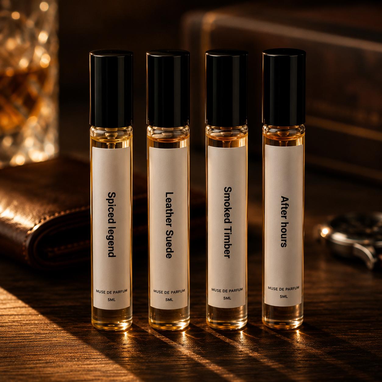 Men’s Fragrance Discovery Set — Choose Any 8 × 5 ml | Groomsmen Gift