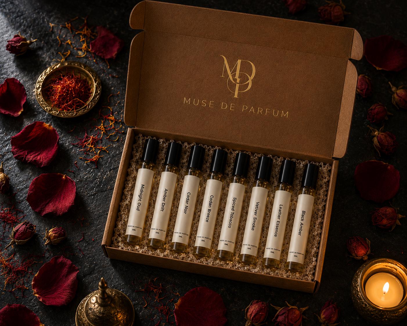 Summer PM Discovery Set — Choose Any 8 × 5 ml | Evening Perfume Sampler