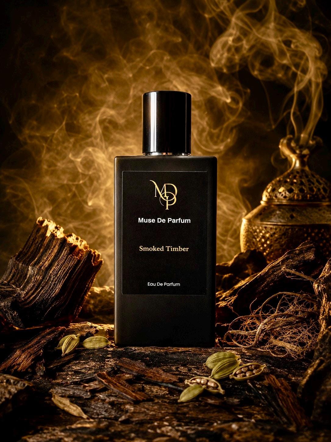 Smoked Timber — Inspired by Tom Ford Oud Wood | Unisex Oud Cardamom EDP