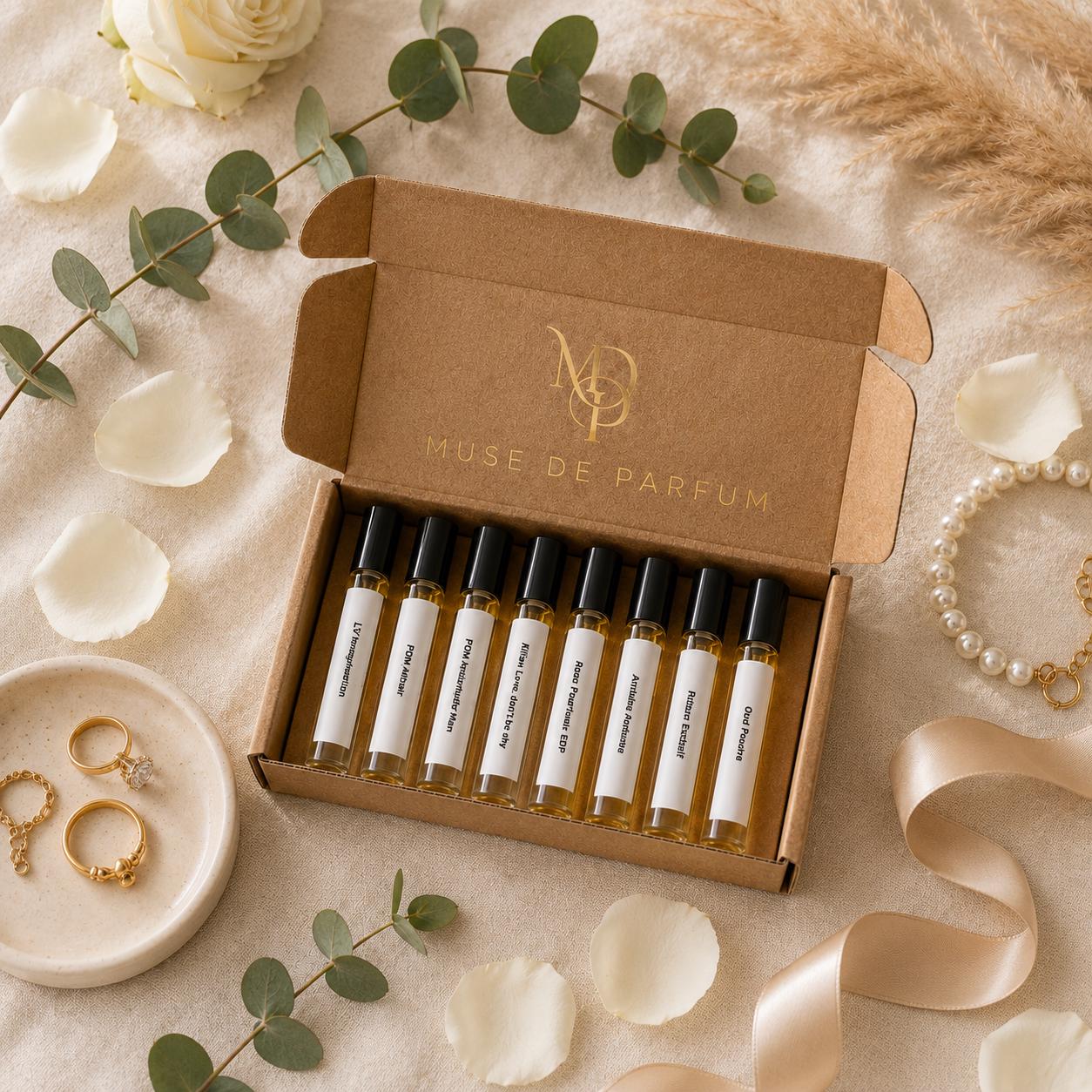 Bridal Fragrance Discovery Set — Choose Any 8 × 5 ml | Wedding Gift