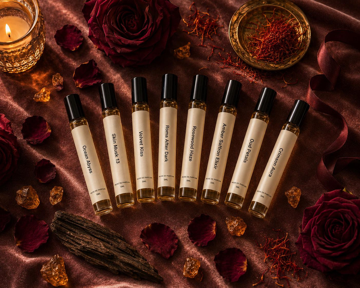 Evening perfume sample set
