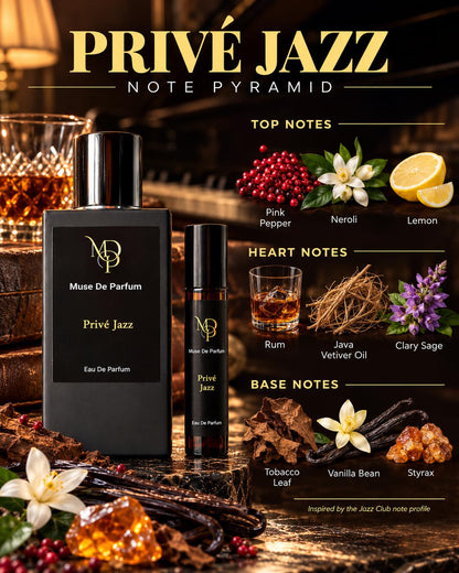 Privé Jazz note pyramid