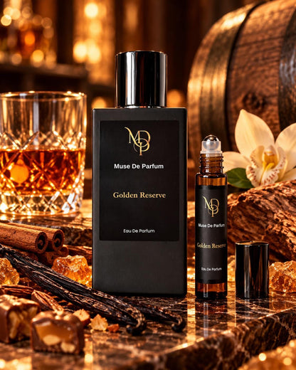 Golden Reserve perfume and roll-on
