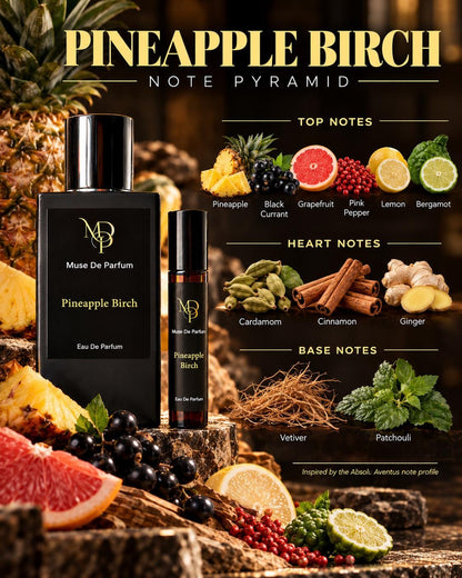 Pineapple Birch note pyramid