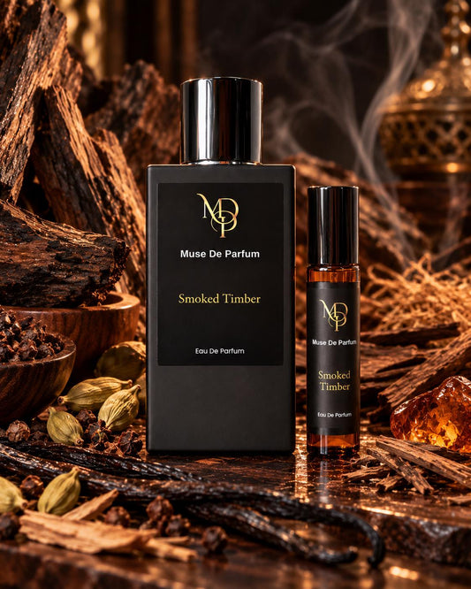 Smoked Timber perfume and roll-on