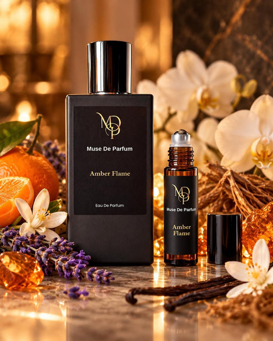 Amber Flame perfume and roll-on