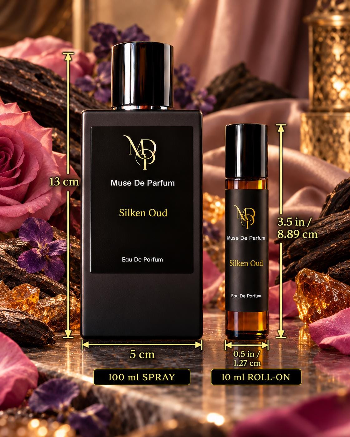 Silken Oud size guide