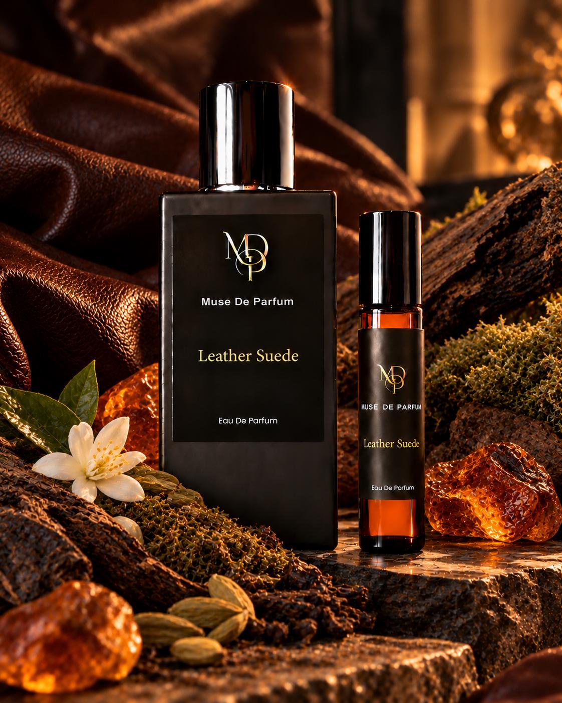 Leather Suede perfume and roll-on
