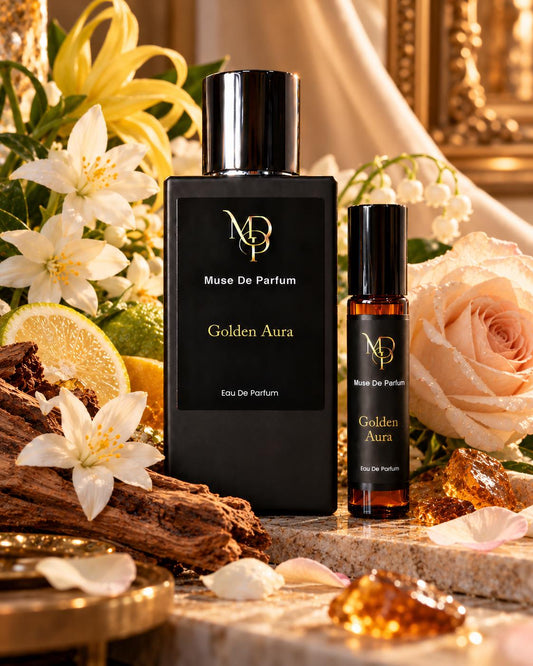 Golden Aura perfume and roll-on