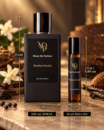 Bourbon Society size guide