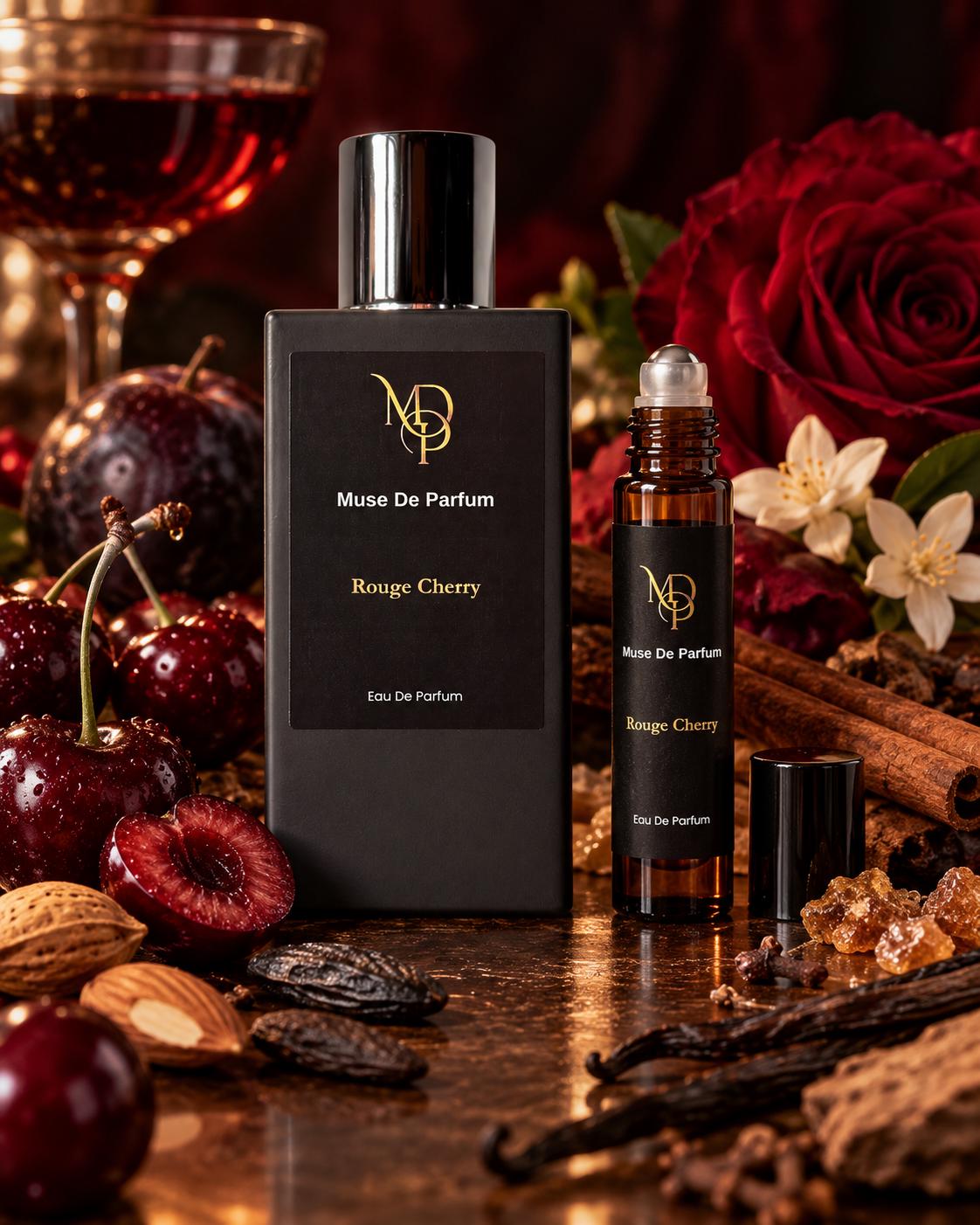 Rouge Cherry perfume and roll-on