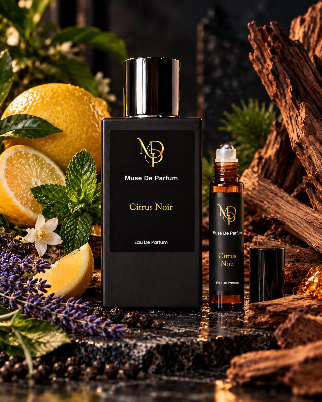 Citrus Noir cologne and roll-on