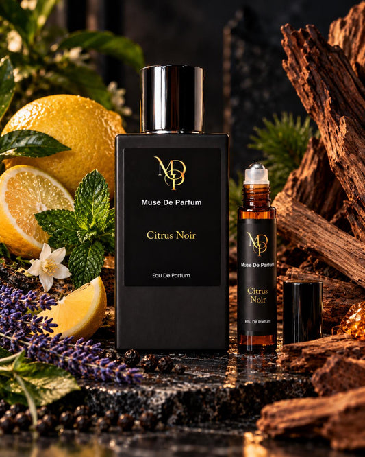 Citrus Noir cologne and roll-on
