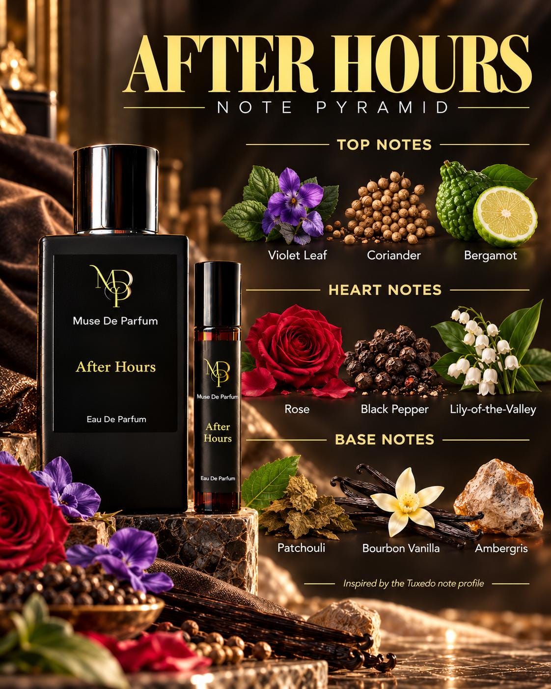 After Hours note pyramid