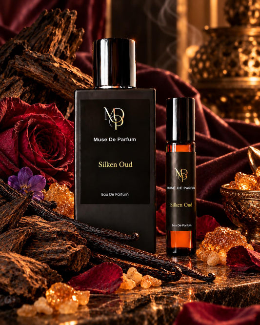 Silken Oud perfume and roll-on