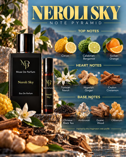 Neroli Sky note pyramid