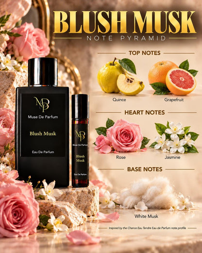 Blush Musk note pyramid